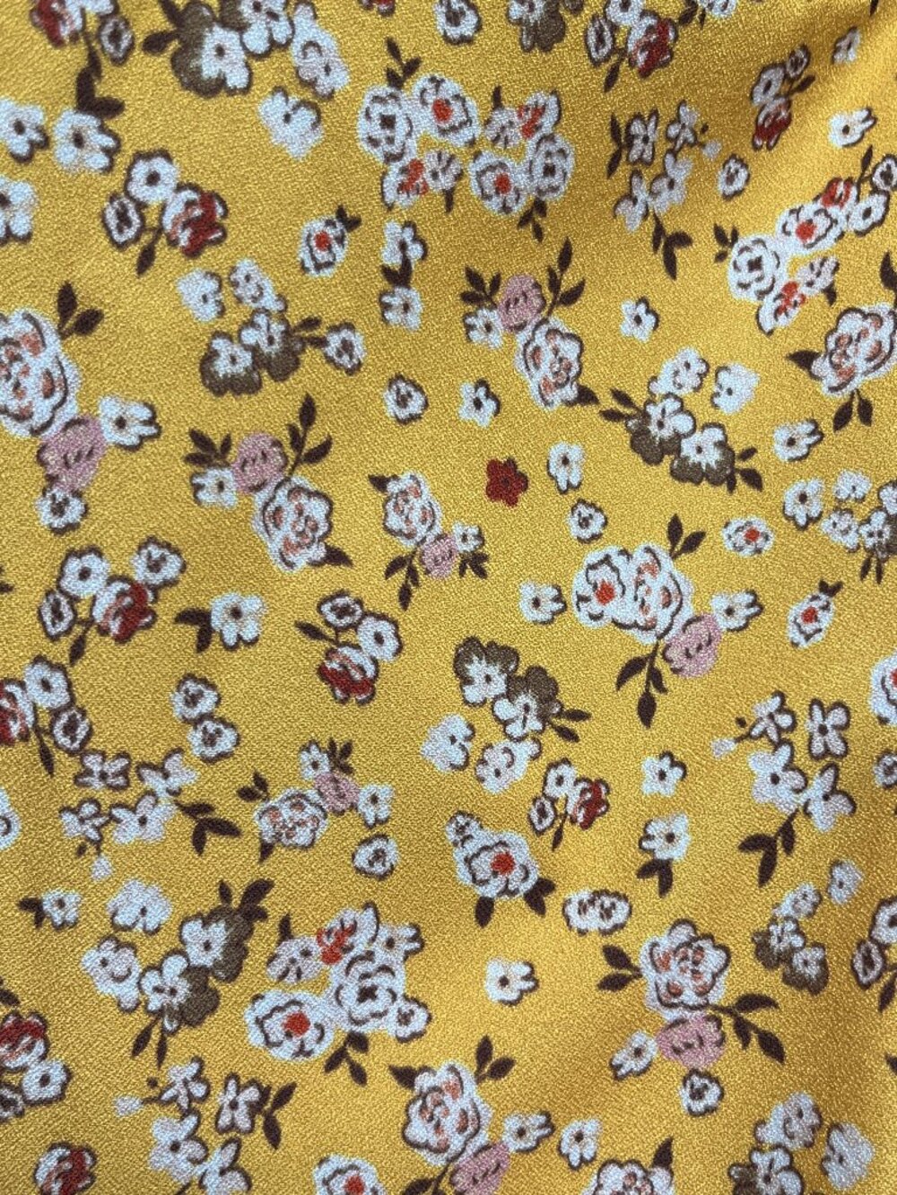 Naggoo Yellow Floral Wrap dress size S - Picture 5 of 6